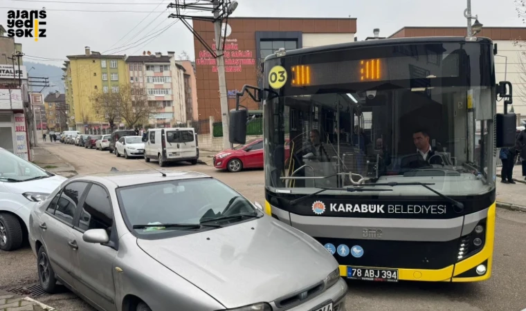 Karabük'te hatalı parklar, özellikle toplu taşıma araçlarını zor durumda bırakıyor.