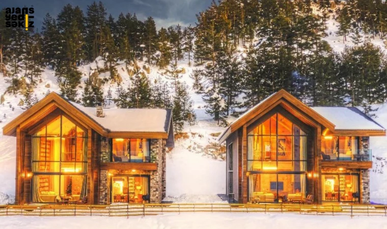 Kartalkaya’da yer alan “Luxury Chalet” villalarında yılbaşı için rezervasyonlar doldu.