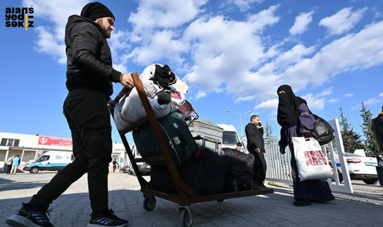 İçişleri Bakanı Yerlikaya açıkladı: 81 bin 576 Suriyeli ülkesine döndü.