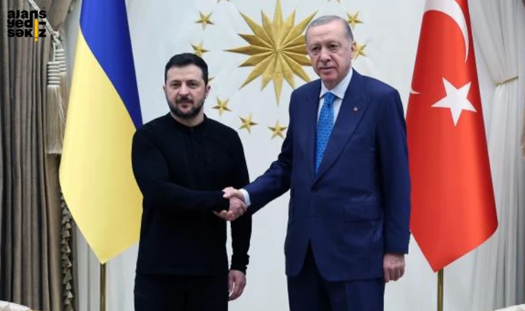 Cumhurbaşkanı Erdoğan, Zelenskiy ile Külliyesi'nde bir araya geldi.