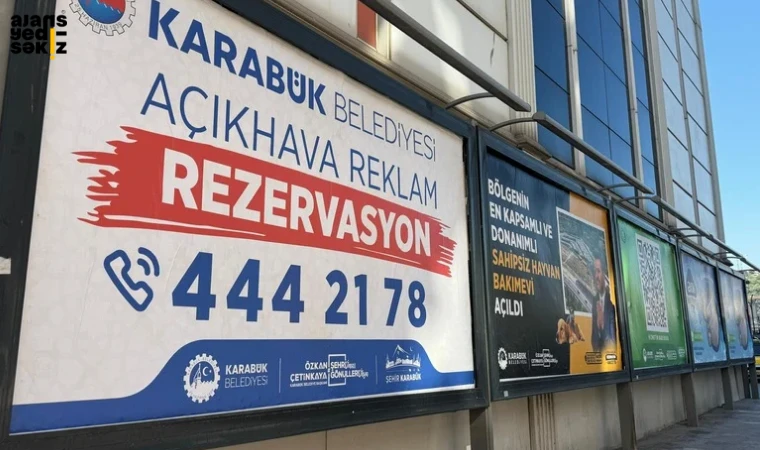 Billboard ve clp açık hava reklam araçları artık belediye kontrolünde.