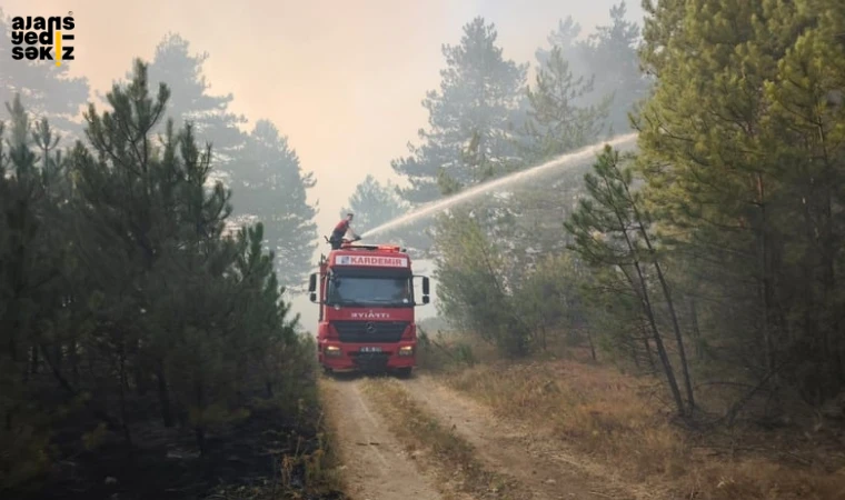 Aladağ'da alevler rüzgarın şiddetiyle büyüyor: Ekipler sefber durumda.