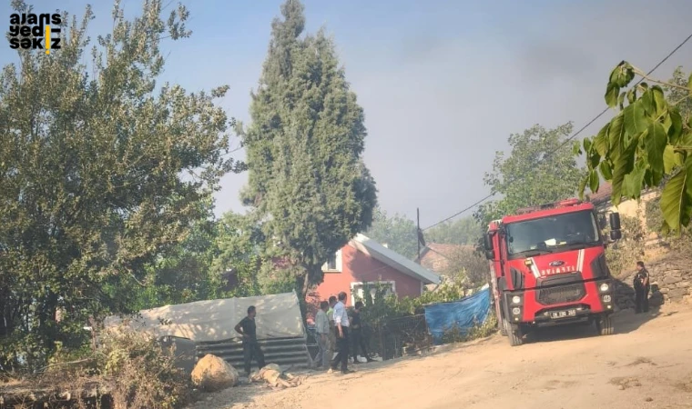 Kahyalar Köyü Kabaoğlu Mahallesi risk altında, müdahale aralıksız sürüyor.
