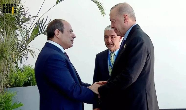 Erdoğan, Sisi tarafından bizzat karşılandı; "Gazze Zirvesi" başlıyor.