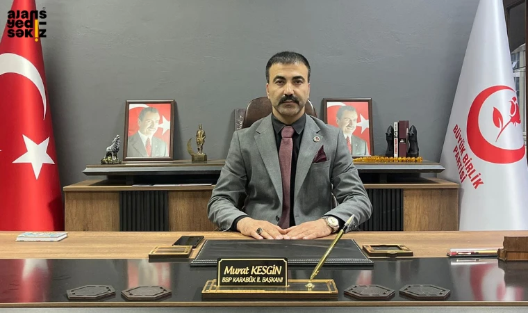 Murat Kesgin: "Karabük Birlikte Büyüsün" diyerek ortak akıl çağrısı yaptı.