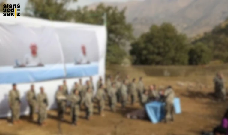 Terör Örgütü 25 kişilik basın toplantısıyla açıklama yaptı.