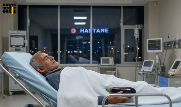 Zonguldak’ta 67 yaşındaki bir vatandaş, makatına patlıcan kaçması üzerine hastaneye kaldırıldı.