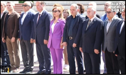 24.Uluslararası Altın Safran Belgesel Film Festivali, Misakı Milli Demokrasi Meydanı’nda Atatürk Anıtı’na çelenk sunumuyla başladı.