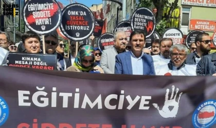 Eğiti Çalışanları Şiddete Karşı Seslerini Yükseltti!