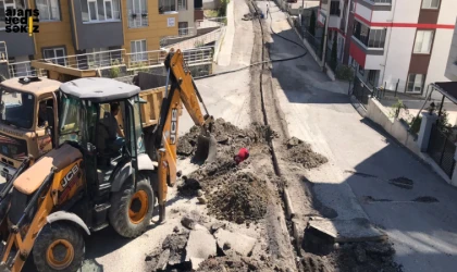 5000 Evler Bahçelievler Mahallesi'nde 120 metre içme suyu hattı yenilendi.
