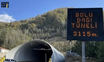 Bolu Dağı Tüneli'ndeki çalışmaların 19 Eylül'de tamamlanacağını bildirdi.