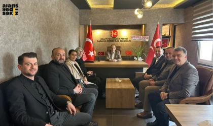 AK Parti Merkez İlçe Başkanı ve yönetimi, MHP Merkez İlçe Teşkilatını ziyaret etti.