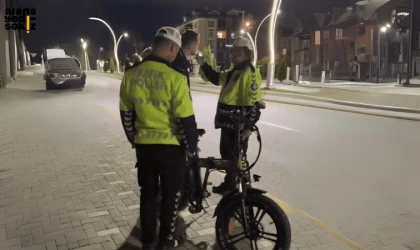 Alkollü bir şekilde elektrikli bisikletle yakalandı, 18 bin TL ceza yedi.