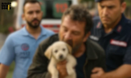 Zonguldak'ta şaşkına çeviren olay: Bu kez insan köpeği ısırdı.