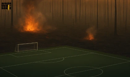 2025’te çıkan 5 binin üzerindeki yangında 90 bin futbol sahası büyüklüğünde alan kül oldu.