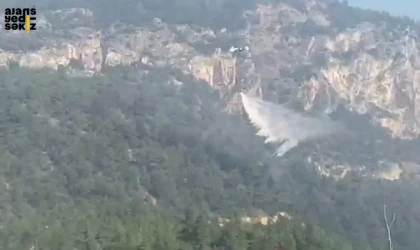 Yangının 21. saatinde; ekipler tam kontrol için aralıksız müdahaleyi sürdürüyor.