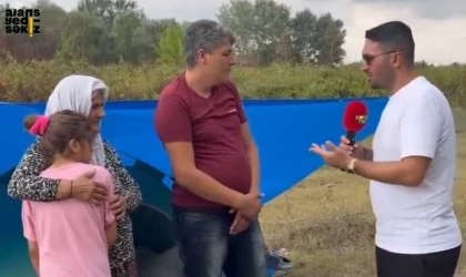 Mendil satarak geçinen ve çadırda yaşayan ailenin tüm ihtiyaçları karşılandı.