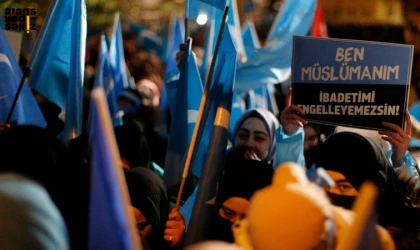 BBP ve Alperen Ocakları'ndan Doğu Türkistan Ve Filistin için dayanışma çağrısı.